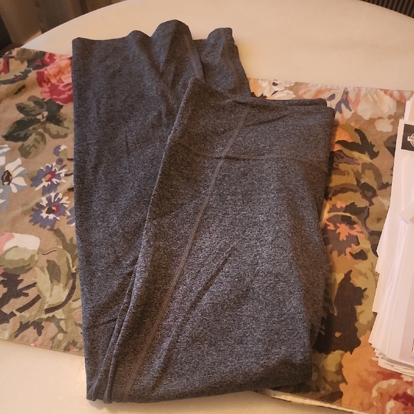 Athleta Pants - Athleta Salutation High Rise Leggings Gray Heather Size L Yoga Athleisure